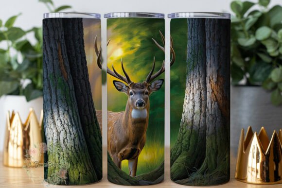 Deer Forest Glowing 20oz Skinny Tumbler Review