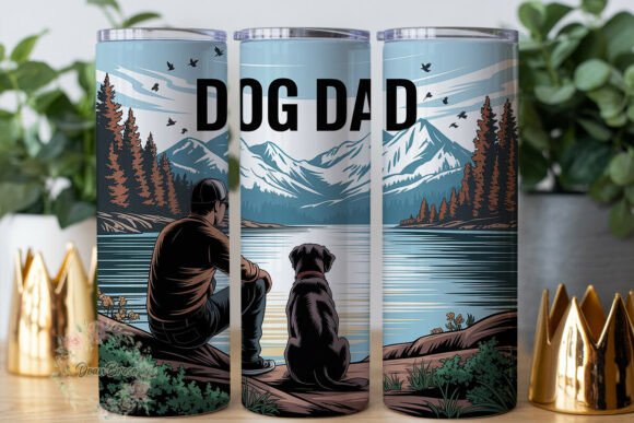Dog Dad Mountain Lake Tumbler Wrap: A Brand Designer’s Review