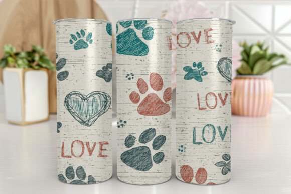Dog Paw 20 Oz Skinny Tumbler Sublimation Graphics Review