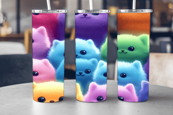 Joyful Kitten Tumbler Wrap Graphics Review