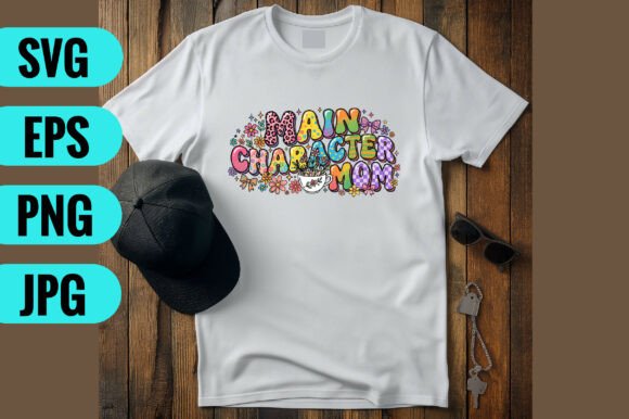 Main Character MOM SVG Graphics for Crafts & Editorial Publishing