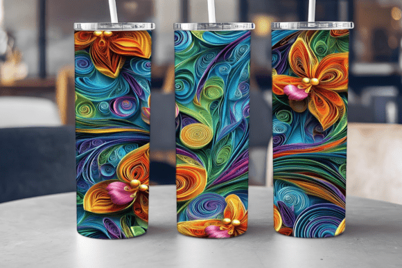 Orchid Paradise Tumbler: A Tumbler Graphics Review for Creators