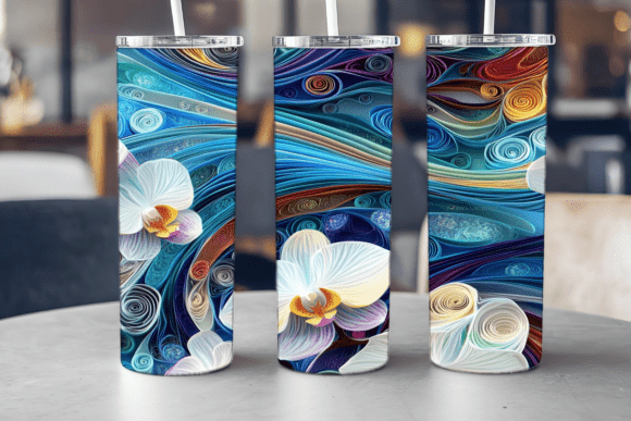 Orchid Rainforest Tumbler Graphics & Wraps