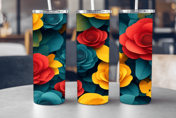 Romantic Rose Tumbler: Graphics & Tumbler Wraps Review