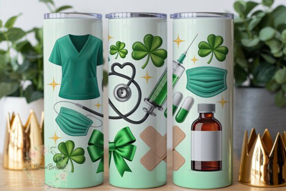 St. Patrick's Nurse Medical Tumbler Design Review