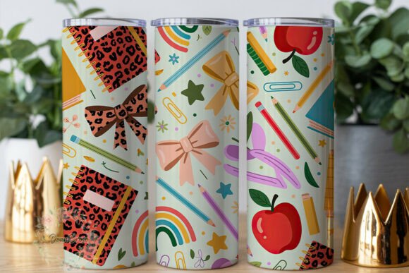 Teacher Life Leopard Print Tumbler Wraps Graphics