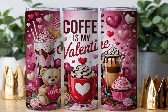 Valentine Coffee Love Tumbler Wrap Graphics Review